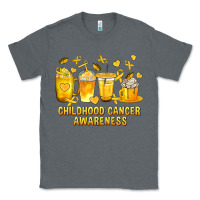 Charcoal Heather Childhood Cancer Awareness Coffee Cups Classic Tee - texasbilliewilder