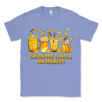 Colony Blue Childhood Cancer Awareness Coffee Cups Classic Tee - texasbilliewilder