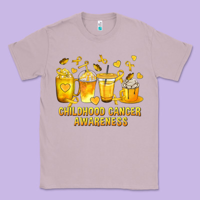 Childhood Cancer Awareness Coffee Cups Classic Tee Designed By Texasbilliewilder