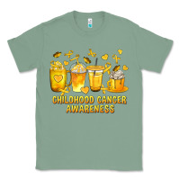 Sage Childhood Cancer Awareness Coffee Cups Classic Tee - texasbilliewilder
