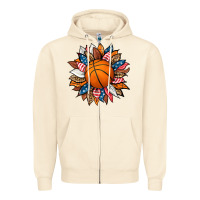 Sandshell basketball sunflower Zipper Hoodie - HRA Design Shop
