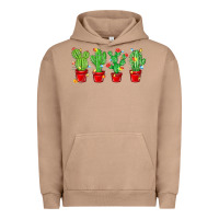 Pigment Burro Christmas Cactuses Urban Hoodie - MaliasSmallBusiness