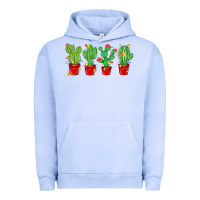Pigment Grape Ice Christmas Cactuses Urban Hoodie - MaliasSmallBusiness