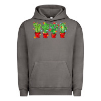 Pigment Tornado Christmas Cactuses Urban Hoodie - MaliasSmallBusiness