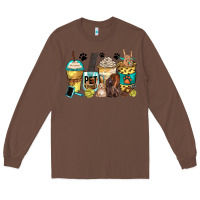 Chestnut pet groomer coffee cups Long Sleeve Tee - Zillion Design Studio
