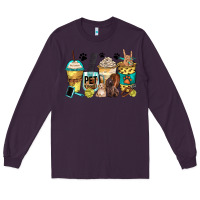 Plum pet groomer coffee cups Long Sleeve Tee - Zillion Design Studio