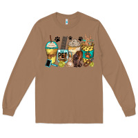 Pet Groomer Coffee Cups Long Sleeve Tee | Teevron