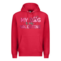 Cardinal my dog is my valentine Premium Hoodie - MaliasSmallBusiness
