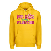 Lemon my dog is my valentine Premium Hoodie - MaliasSmallBusiness