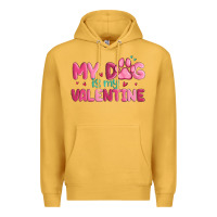 Mustard my dog is my valentine Premium Hoodie - MaliasSmallBusiness
