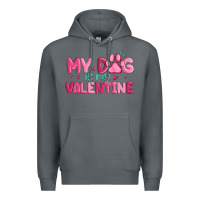 Rock my dog is my valentine Premium Hoodie - MaliasSmallBusiness