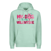 Seafoam my dog is my valentine Premium Hoodie - MaliasSmallBusiness