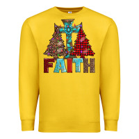 Lemon cross and christmas trees Premium Sweatshirt - AdoDesignShop