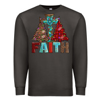 Smoke cross and christmas trees Premium Sweatshirt - AdoDesignShop