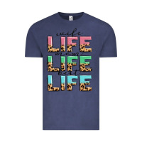 Vintage Denim wife life mom life best life Vintage Tee - MaliasSmallBusiness