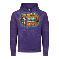 Cloud Purple western cactus Vintage Hoodie - AdoDesignShop