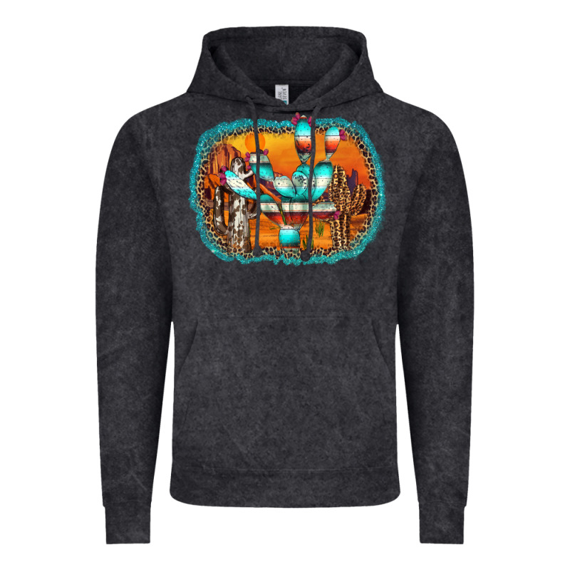 Western Cactus Vintage Hoodie by AdoDesignShop | Teevron