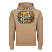 Vintage Coffee western cactus Vintage Hoodie - AdoDesignShop