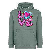 Sage love with strawberry candy Heavyweight Hoodie - AdoDesignShop