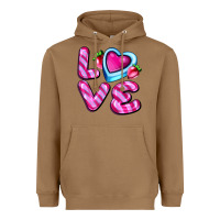 Toasted Coconut love with strawberry candy Heavyweight Hoodie - AdoDesignShop