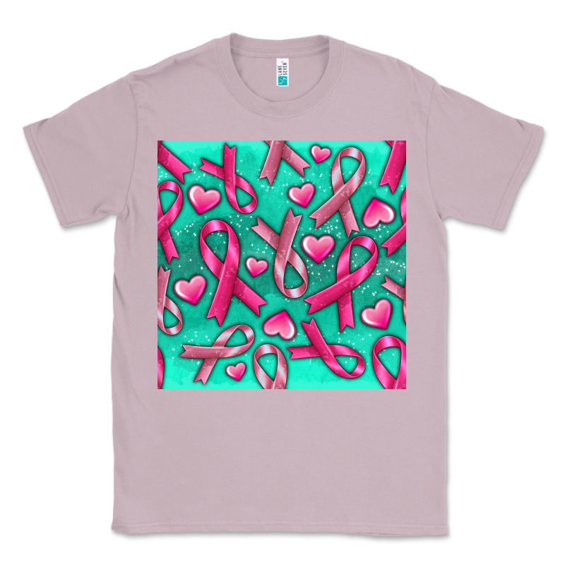 Cancer Ribbon With Heart Classic Tee by texasbilliewilder | Teevron