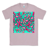 Lilac Cancer Ribbon with Heart Classic Tee - texasbilliewilder