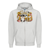 Dove Grey senior 2023 Zipper Hoodie - RacoonDesign