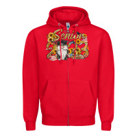 Red senior 2023 Zipper Hoodie - RacoonDesign