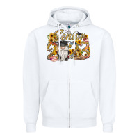 White senior 2023 Zipper Hoodie - RacoonDesign