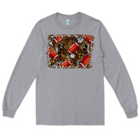 Heather Grey christmas football Long Sleeve Tee - RanaPortraitStore