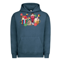 Pigment Midnight Navy mexico dessert coffee cups Urban Hoodie - MaliasSmallBusiness