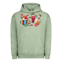 Pigment Oil Green mexico dessert coffee cups Urban Hoodie - MaliasSmallBusiness