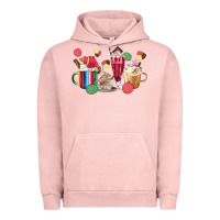 Pigment Salmon mexico dessert coffee cups Urban Hoodie - MaliasSmallBusiness