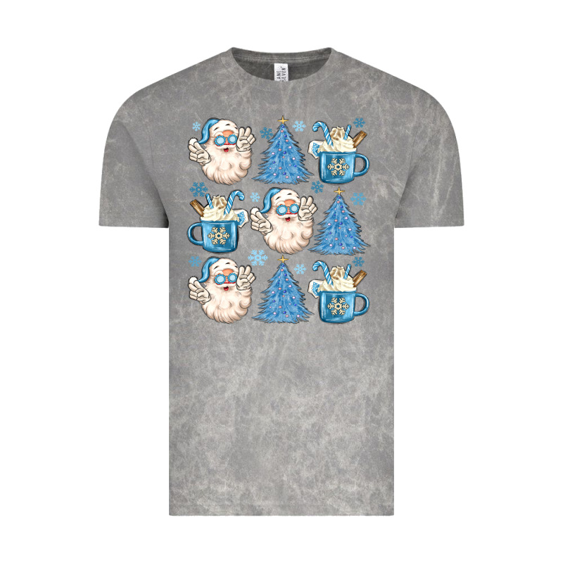 Santa Claus Doodles Christmas Vintage Tee by MaliasSmallBusiness | Teevron