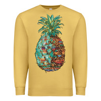 Antique Gold pineapple leopar turquoise serape summer Premium Sweatshirt - Artiststas