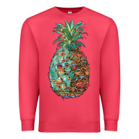 Cardinal pineapple leopar turquoise serape summer Premium Sweatshirt - Artiststas