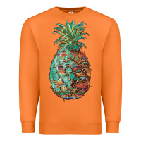 Carrot pineapple leopar turquoise serape summer Premium Sweatshirt - Artiststas