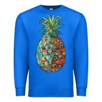 True Royal pineapple leopar turquoise serape summer Premium Sweatshirt - Artiststas