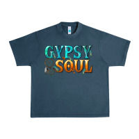 Midnight Navy gypsy soul Urban Heavy Tee - texasbilliewilder