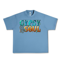 Pebble Blue gypsy soul Urban Heavy Tee - texasbilliewilder
