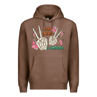 Chestnut good energy is contagious Premium Hoodie - MaliasSmallBusiness