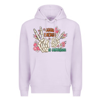 Lilac good energy is contagious Premium Hoodie - MaliasSmallBusiness