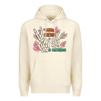 Sandshell good energy is contagious Premium Hoodie - MaliasSmallBusiness