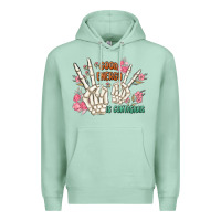 Seafoam good energy is contagious Premium Hoodie - MaliasSmallBusiness