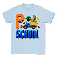 Dusty Blue p re school Classic Tee - RanaPortraitStore