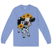 Colony Blue heifer cow Long Sleeve Tee - RanaPortraitStore