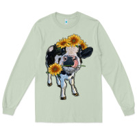 Matcha heifer cow Long Sleeve Tee - RanaPortraitStore