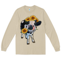 Mushroom heifer cow Long Sleeve Tee - RanaPortraitStore