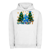 Pigment Lunar Rock Hannukah Christmas trees Urban Hoodie - NancyCooperArtShop