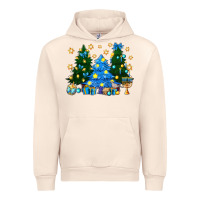 Sandshell Hannukah Christmas trees Urban Hoodie - NancyCooperArtShop